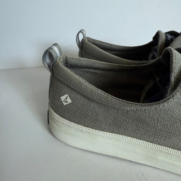 Sperry Top- Sider Crest Vibe Gray Canvas Sneaker Size 8 - Picture 8 of 14